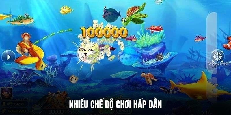 Nhiều chế độ chơi hấp dẫn